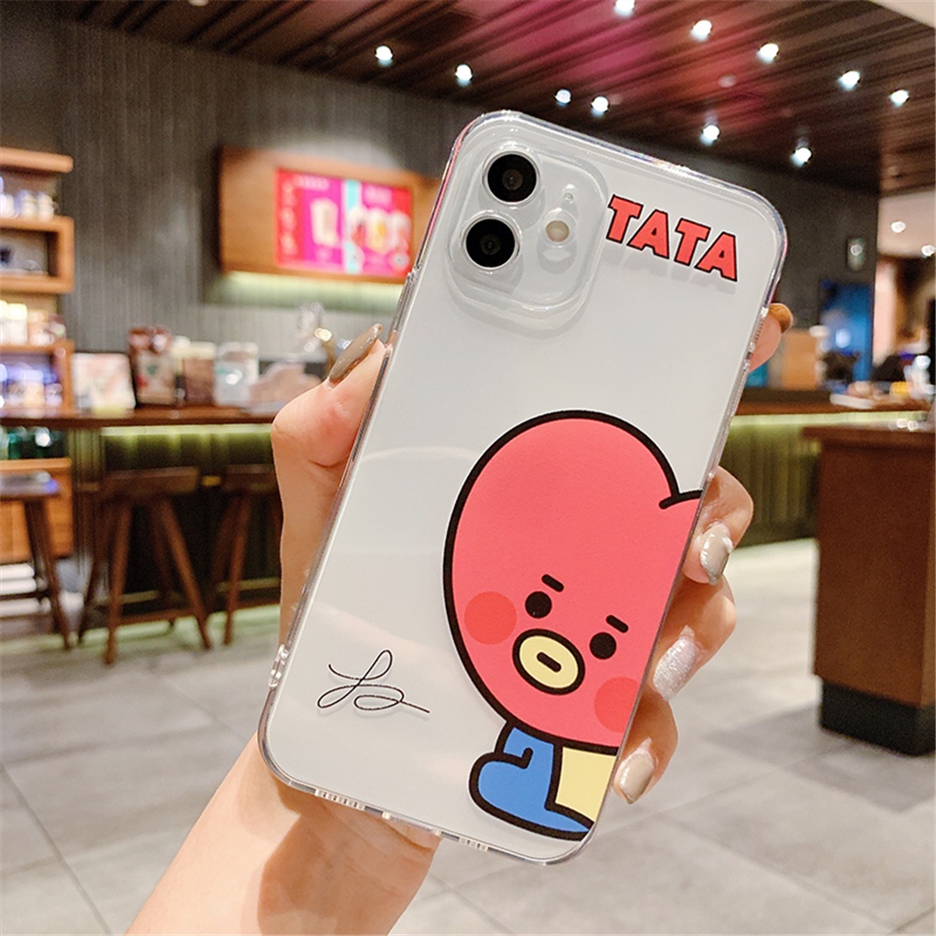 Phone case For iPhone 12 Fashion BTS Bangtan Boys Cute Cartoon