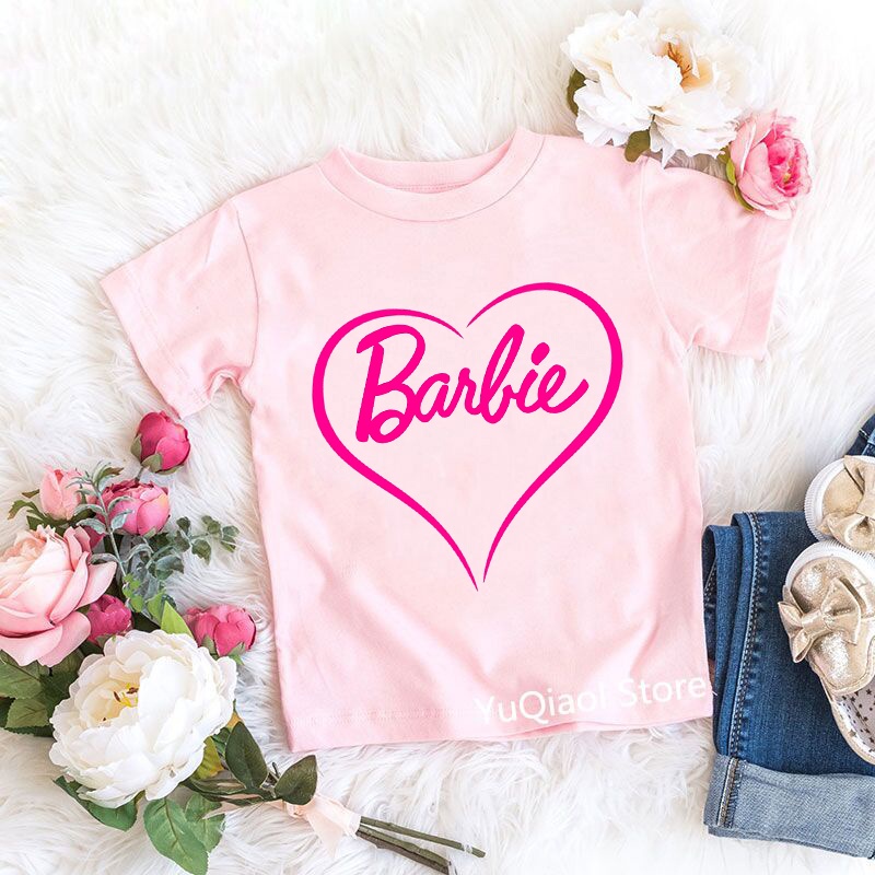 Camisetas de barbie online para niñas