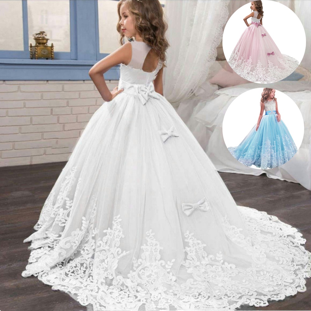 2022 Verano Ninas Vestido Largo Dama De Honor Ninos Vestidos Para De Princesa Fiesta Boda 3 10 14 Anos Shopee Mexico