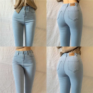  Pantalones de mujer de cintura alta jeans rectos para ropa de  calle, jeans sueltos femeninos con botones y cremallera, pantalones de  mujer *4545* (color azul claro, tamaño: mediano) : Ropa, Zapatos