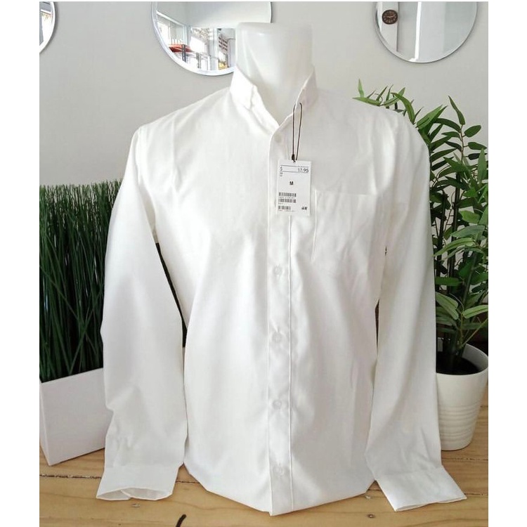 Camisa H&m / camisa hombre / camisa blanca Shopee México