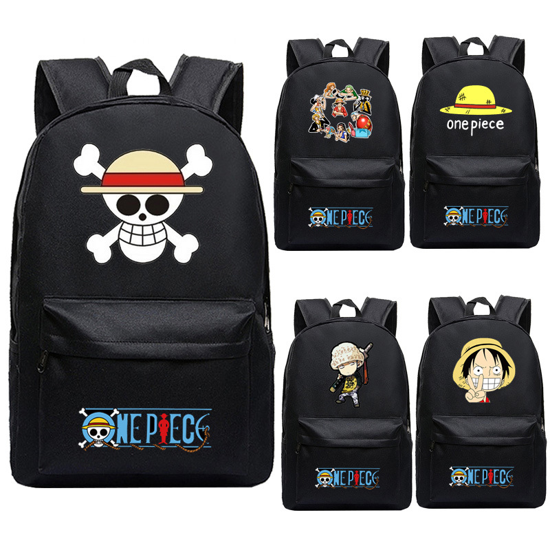 Marshall D Teach One Piece-mochila Luffy Zoro para niños y niñas