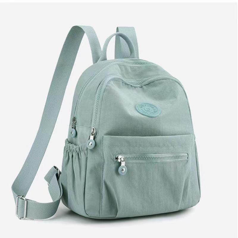 Mochila Moda Tela Oxford Ligera Simple Estudiante Lona Bolsa