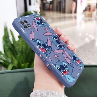 Creative Blue Doodle-Funda Para Samsung Galaxy A22 A12 4G 5G , Suave A02  A02S , Protección Por Todas Partes