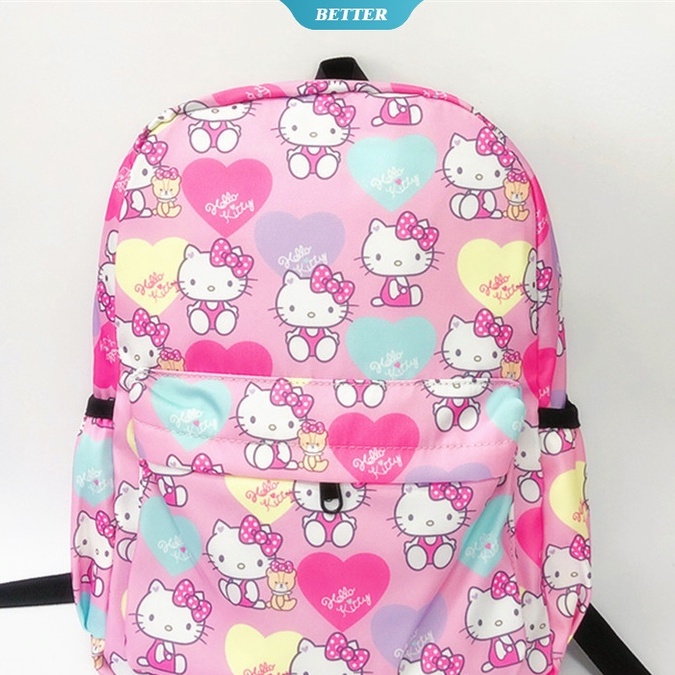 Mochila Niñas Escolar Kawaii De Impermeable Gran Capacidad Color Rosa