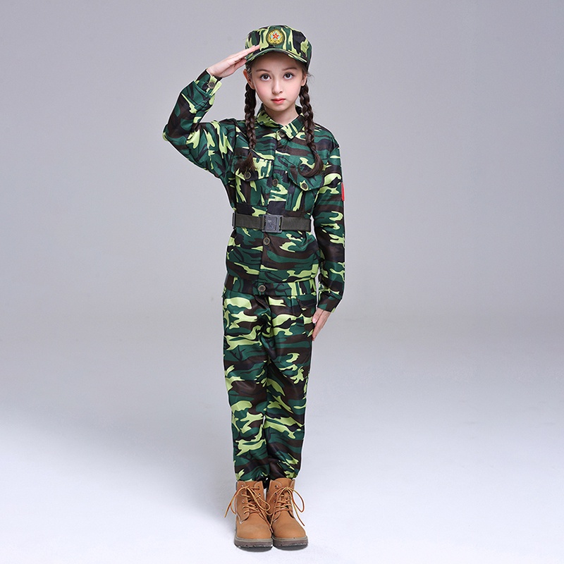 Disfraces De Halloween Para Ninos Bebe Nina Nino Militar Traje Del Ejercito Uniforme Performan Ropa Camuflaje Tactico Hombres Soldado Escuela