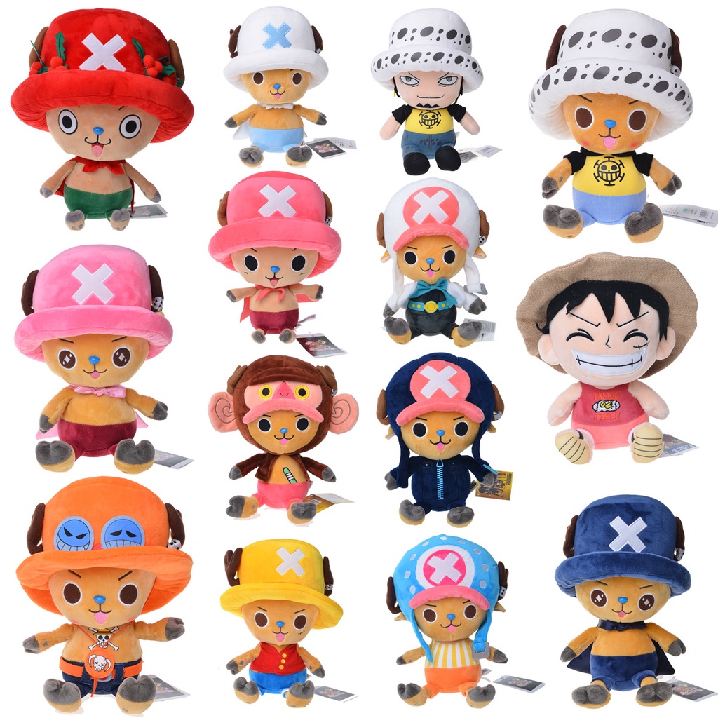 30cm Una Pieza De Peluche Luffy Tony Chopper Sanji Anime Mu eca