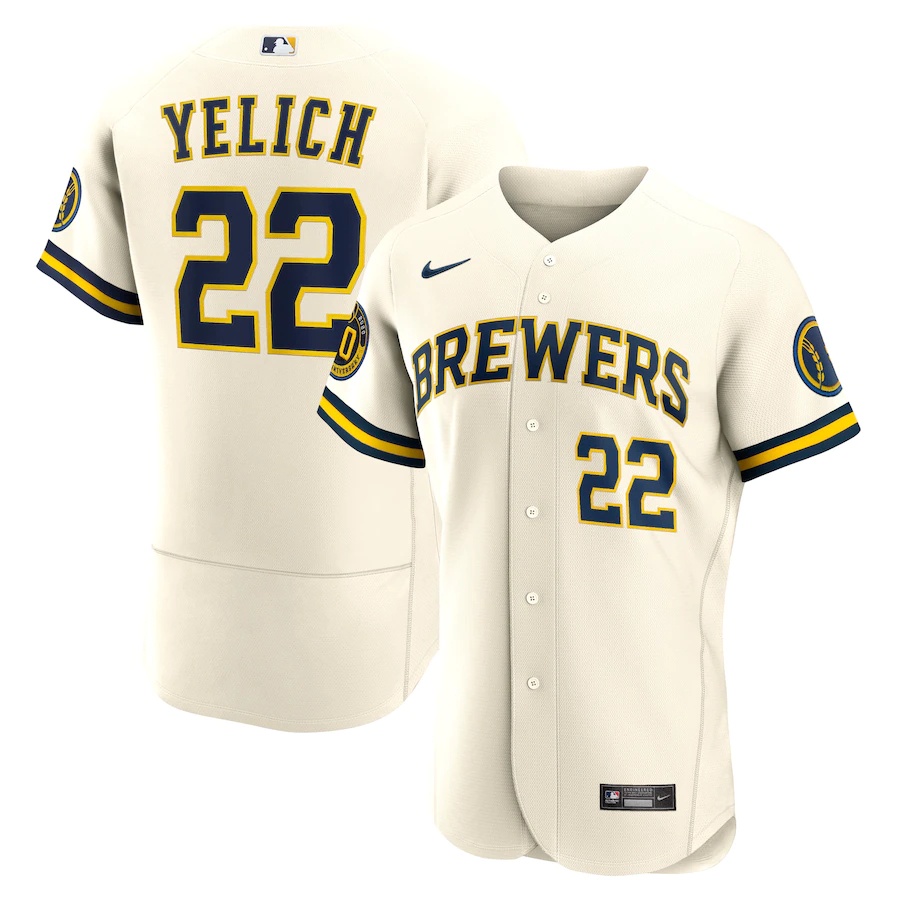  Christian Yelich Milwaukee Brewers MLB - Camiseta para niños de  4 a 7 jugadores, Casa blanca : Deportes y Actividades al Aire Libre