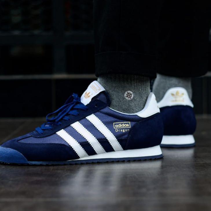 muy Interesado! Adidas DRAGON NAVY blanco originales | Shopee México