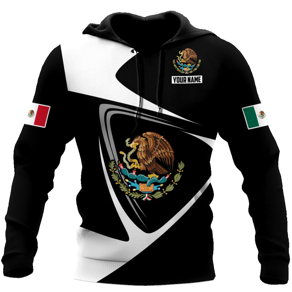 Mexico Personalizar Nombre Casual Sudadera Con Capucha 3D All Over Printed Bandera Mexicana Primavera Unisex Tribal Cremallera Jersey Hombres Sweatshirt Shopee Mexico