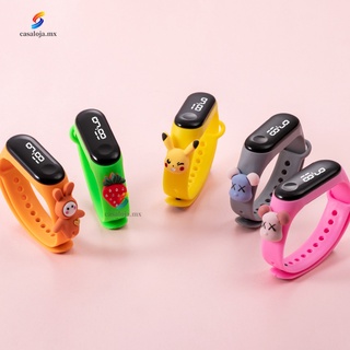 Reloj inteligente para niños y niñas, pulsera deportiva resistente al agua