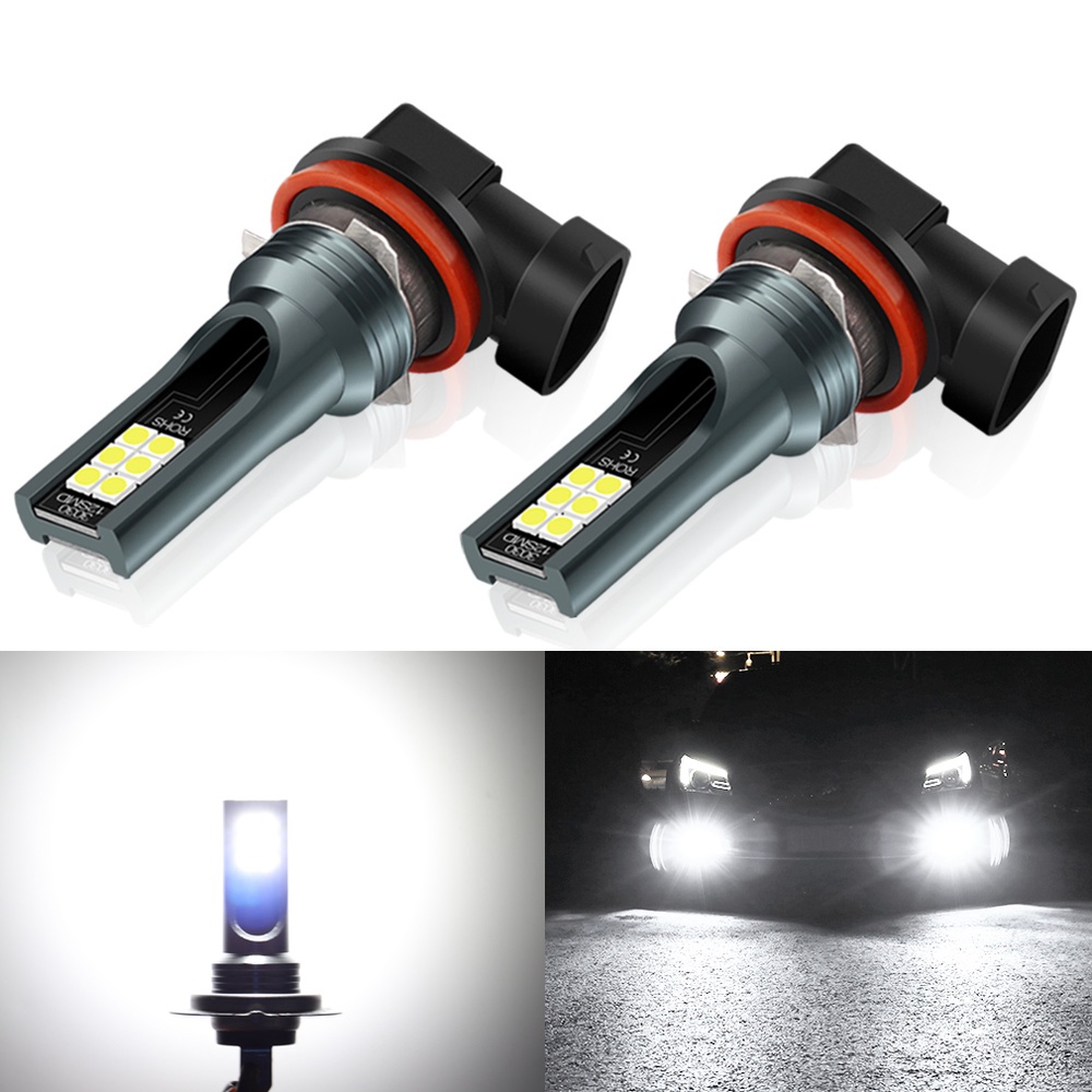 Bombilla LED superbrillante para coche, luces antiniebla de 12V