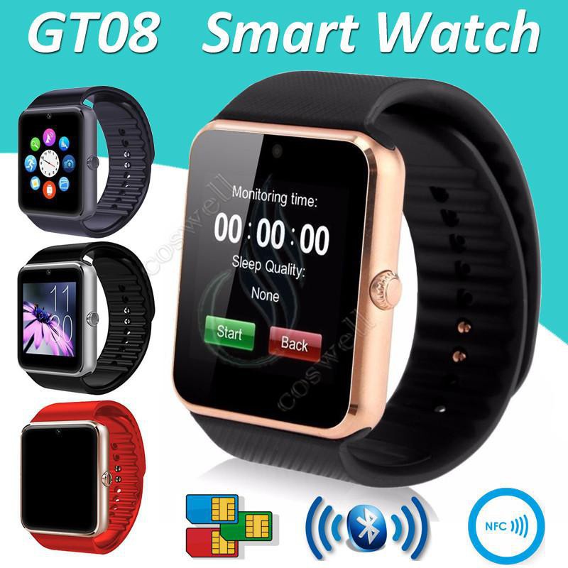 GT08 iOS Android Bluetooth Smart Watch Camara Digital Tarjeta Sim Deporte Smartwacth DZ09 Shopee Mexico