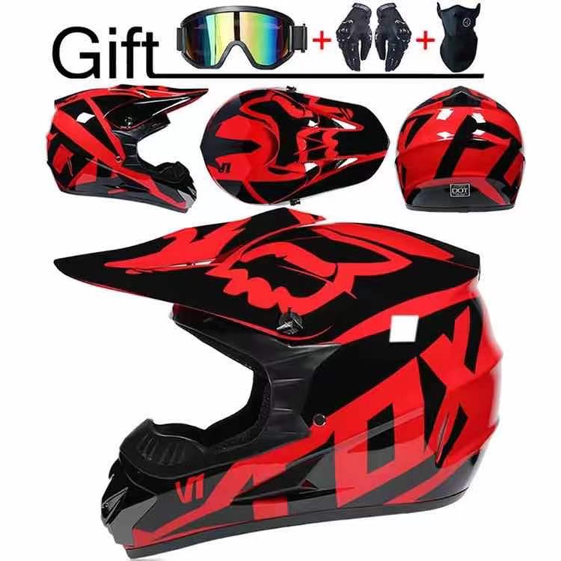 Casco de seguridad para Motocross Unisex, protector de cabeza Abs para niños  de 3 a 9 años, para bicicleta de descenso, ATV - AliExpress