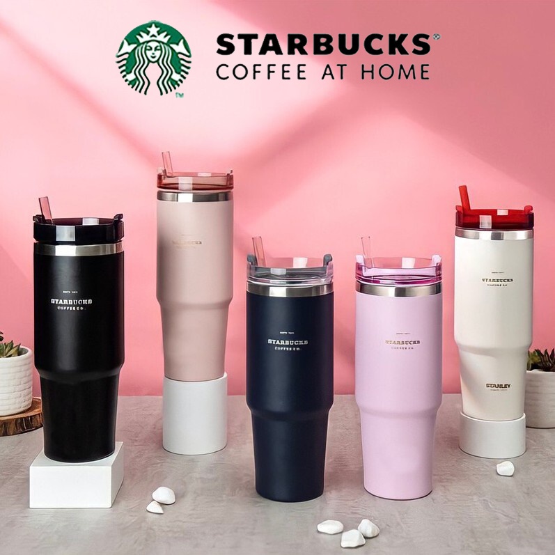 [DMC] thermos Estilo ins Vaso starbucks Con Pajita De Acero