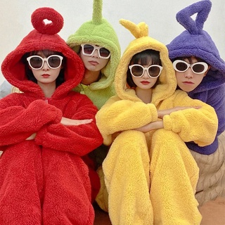 Kigurumi Stitch Adultos Animal Onesies Invierno Mujeres Pijama Mono Chico  Pareja Disfraz Cosplay Franela Dibujos animados Ropa de dormir Pijamas