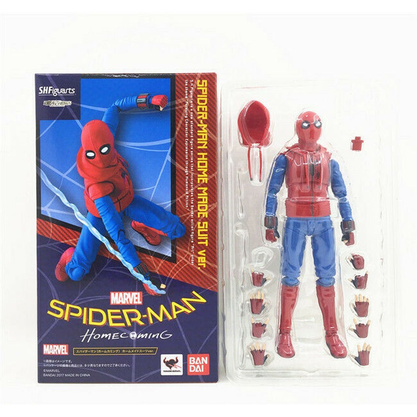 ML Figura De Accion De PVC Spiderman Traje De Regreso A Casa Hecho Modelo De Juguete Caja De Regalo Shopee Mexico