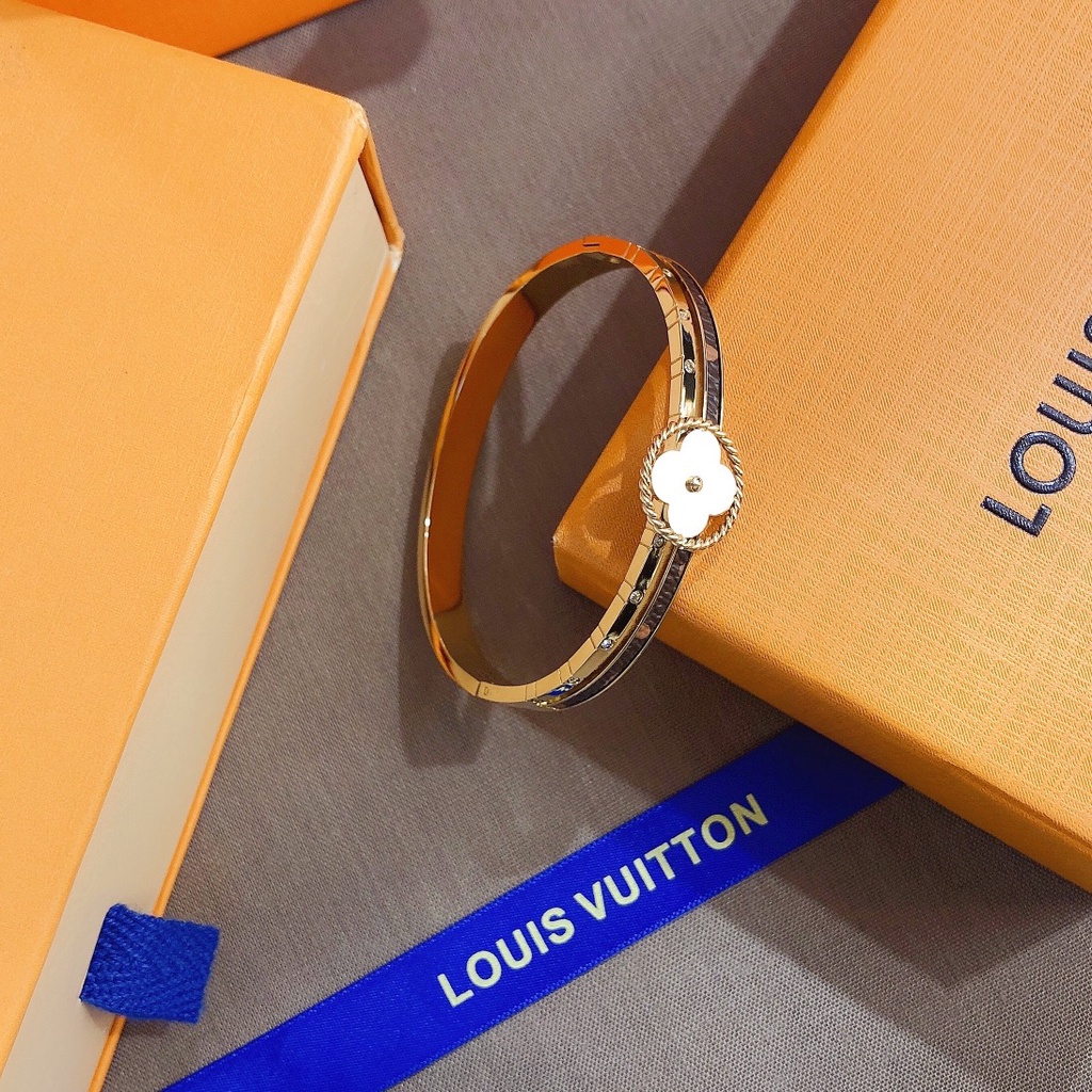 LV Louis Vuitton Pulsera Delicada Joyería Regalo De Lujo Hombre Mujer S208  OKHC