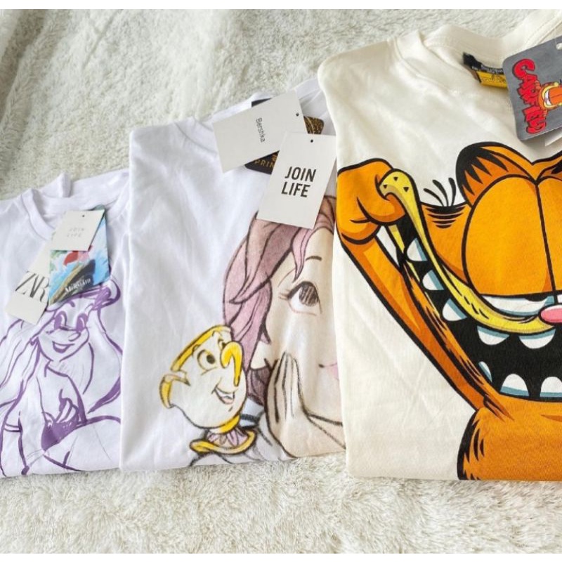 BERSHKA Camiseta Disney X ZARA Shka B ORIGINAL STORE Shopee M xico