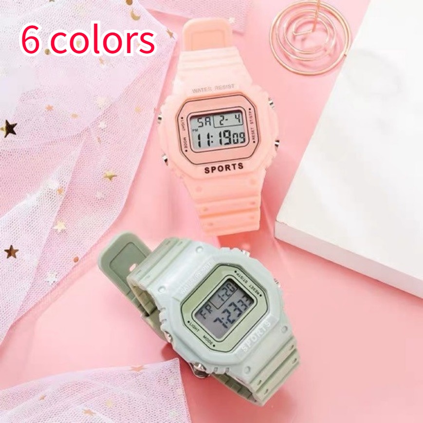 Reloj rosa digital hot sale