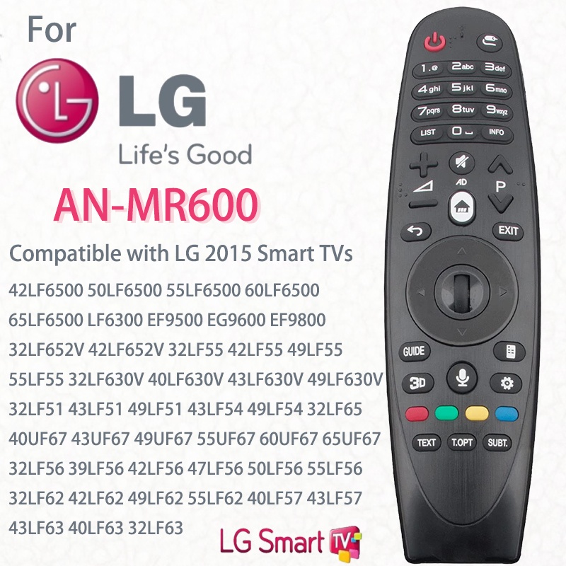 Mando a distancia universal de voz para LG Smart TV, repuesto L-G Magic  mando a distancia compatible con todos los modelos de TV L-G con función de  voz : : Electrónica