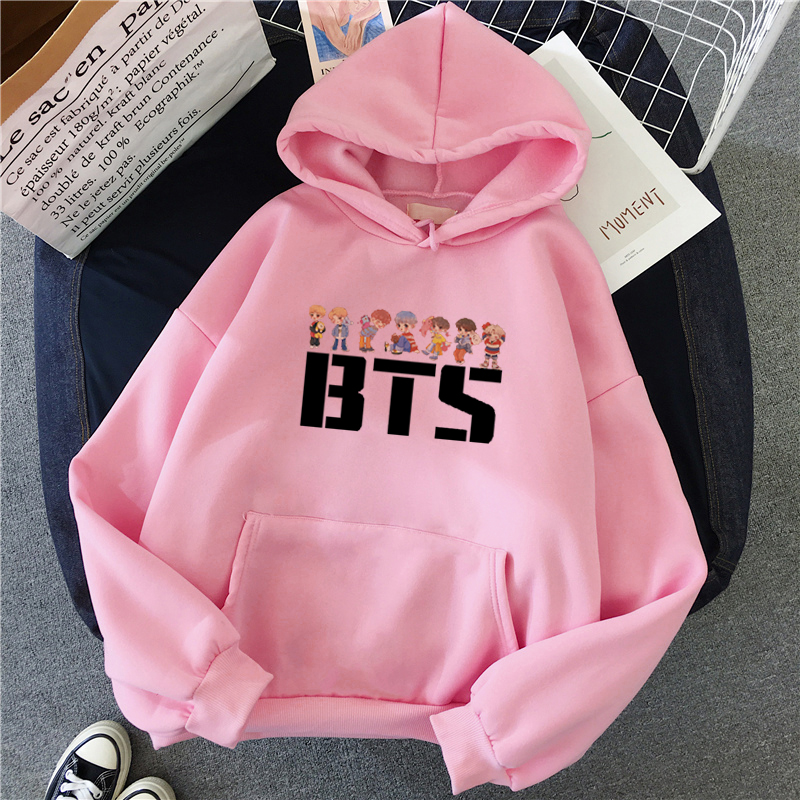 BTS sudaderas con capucha de las de gran tama o