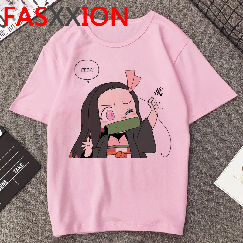 Kimetsu No Yaiba Demon Slayer Anime baddie artist Camiseta De Dibujos  Animados Para harujuku Mujer e girl top Japonés Ulzzang Ropa Femenina  Básica | Shopee México