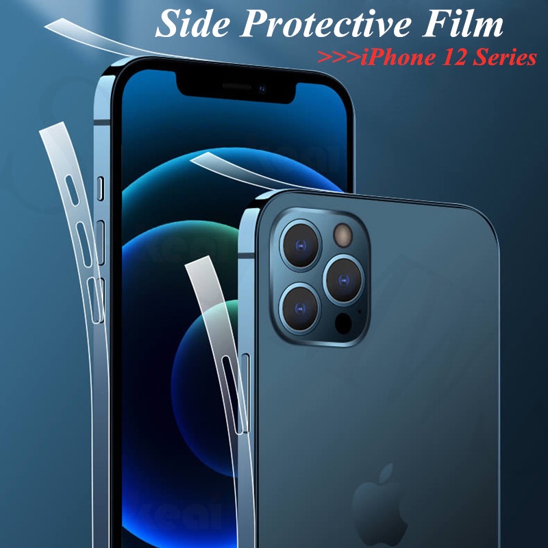 Película lateral para iphone 13 12 Pro Max iphone 12 Mini lateral mate  Protector película ultrafina para iphone 13 Pro Max
