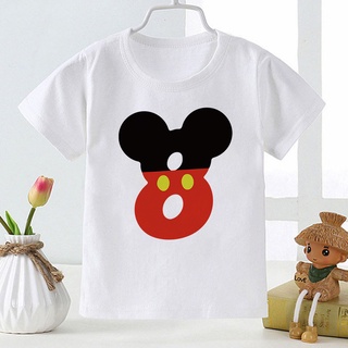 Camisetas de cumpleaños para online niños de mickey mouse