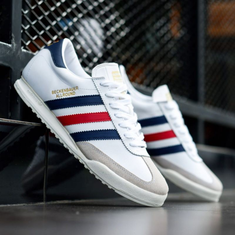 Adidas BECKENBAUER ALLROUND blanco francia zapatos originales zapatos BNWB | Shopee