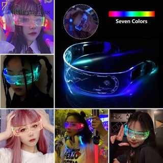 Gafas LED Luminosas Glow Futuristas Multicolor Perfecto para uso