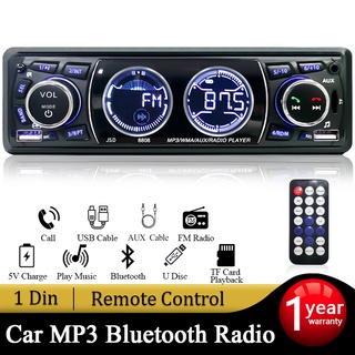 Autoradio de Coche Bluetooth 60W X 4 USB, AUX, Manos Libres, Radio