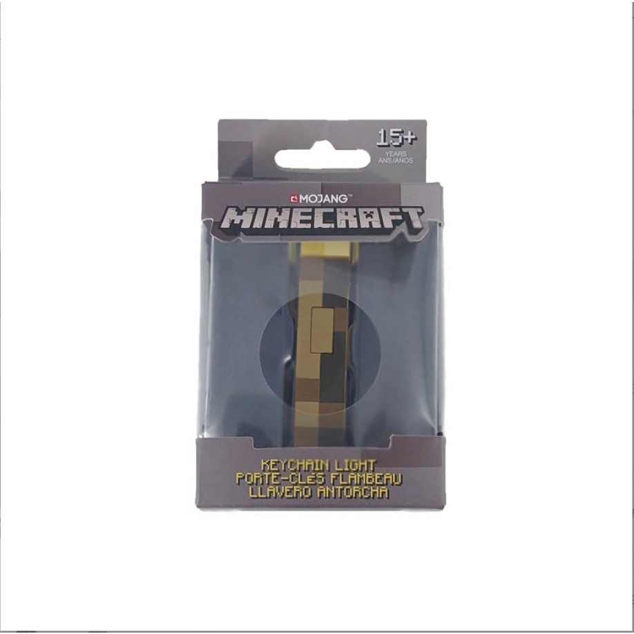 MOJANG MINECRAFT LLAVERO Luz PORTE CLES FLAMBEAU RNTORCHA LED