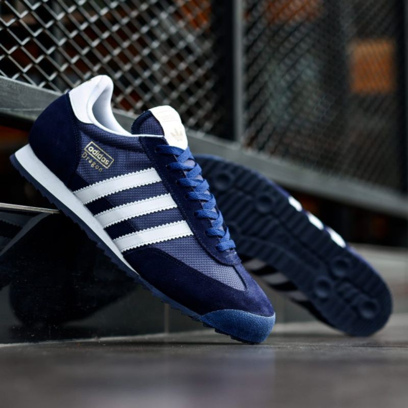 Adidas DRAGON NAVY blanco zapatillas de deporte de los hombres zapatos | México