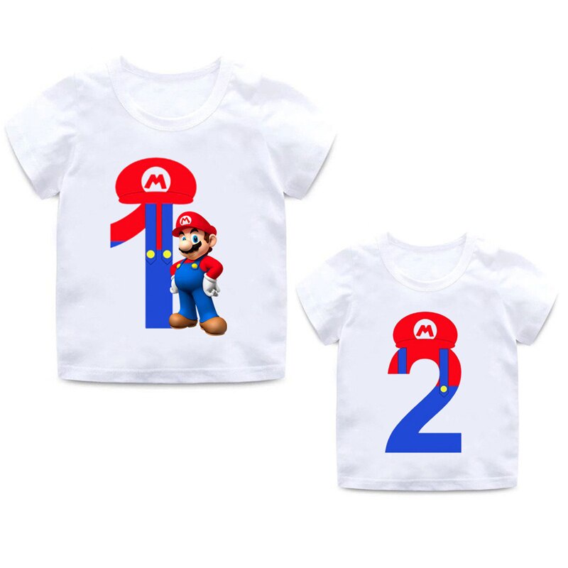 Playeras de mario bros para online cumpleaños