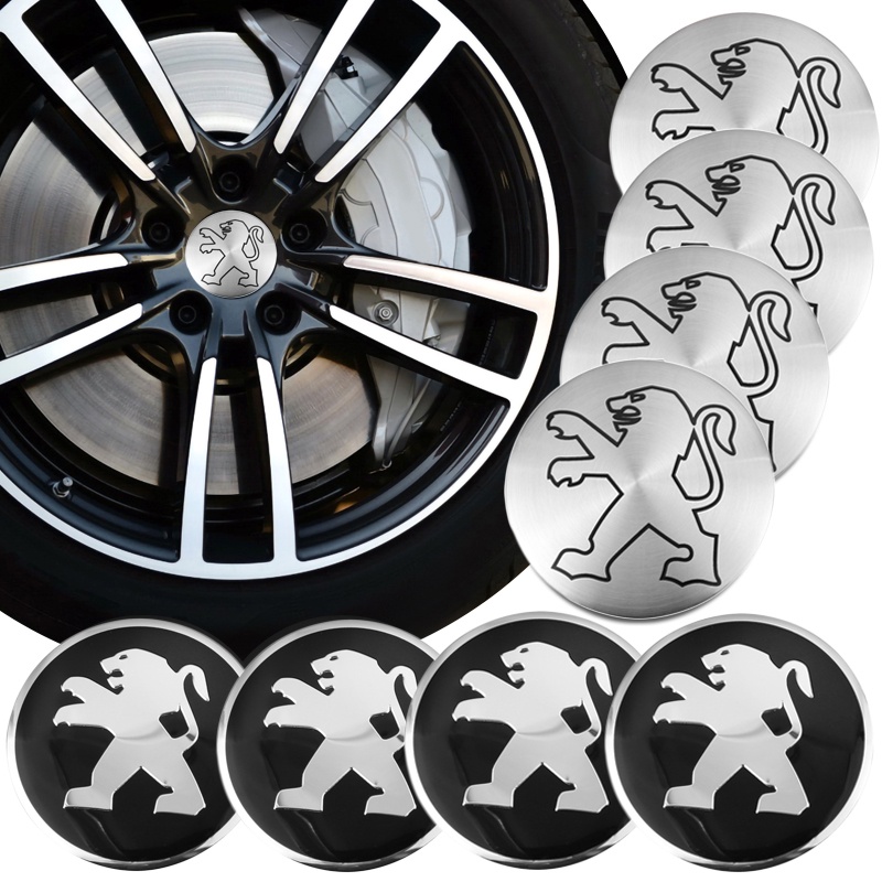 Tapon para rueda coche con logo Peugeot