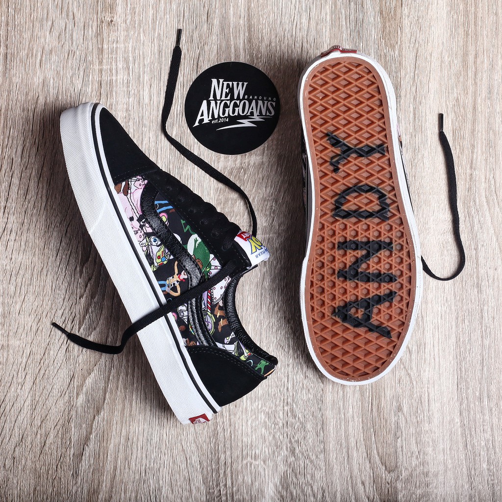 Zapatos vans clearance con letras viejos