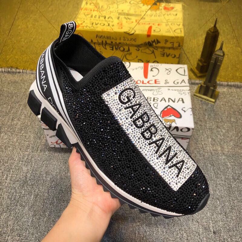 Dolce u0026 gabbana Moda Casual Tendencia Todo-Partido Pareja Estilo Importado  Caliente Rhinestone Superior Calidad Suela De Goma | Shopee México