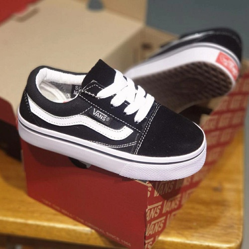 Zapatillas Vans Old Skool Para Ni?�os Escolares Ni?�as Classic Edad 1 2 3 4 5 6 7 8 9 A?�os 