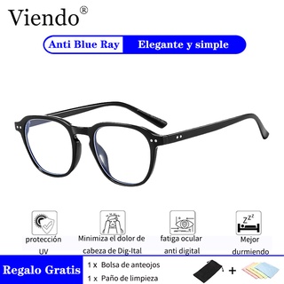 Gafas de lectura con luz azul para hombre y mujer, lentes elegantes y  cómodas, protección ocular, a la moda