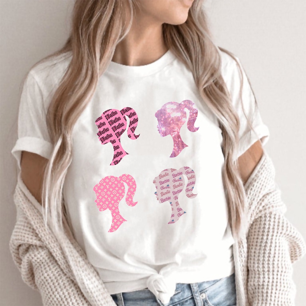 Ropa Polera De Barbie CAMISETA DE BARBIE MANGA LARGA LILA PARA