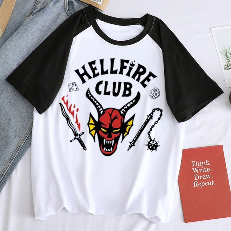 playera stranger things hellfire club | Shopee México