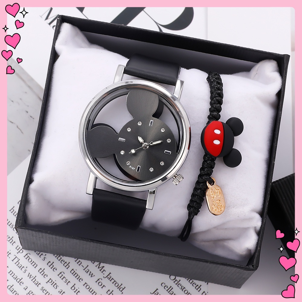 Reloj Con Pulsera Relojes Para Mujer Forma Linda Reloj De Mickey