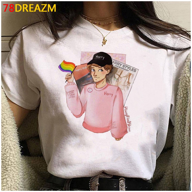 Harry Styles t shirt Mujer 2022 vintage tumblr streetwear Ropa harajuku Shopee Mexico