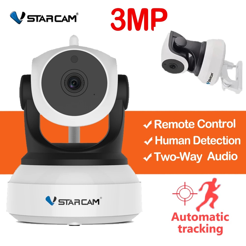 VStarcam C24S HD 3MP Wifi IP Cámara Eye4 Web Cam PTZ 1080P CCTV Auto ...