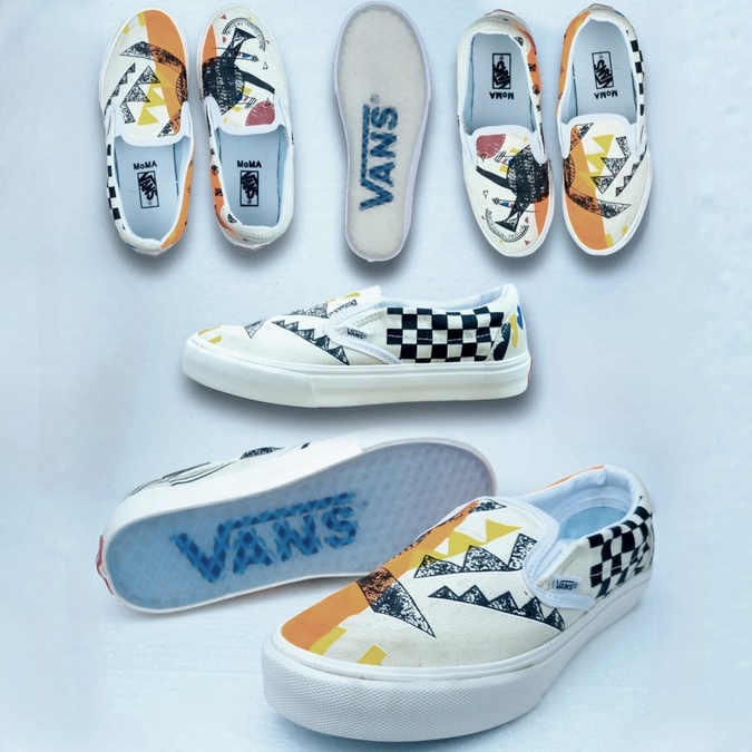 Vans SLIP ON X MOMA GRADE ORI VANS MOMA VANS SLIP ON VANS SLIP ON MOMA WAFFLE DT VANS MOMA zapatos MOMA