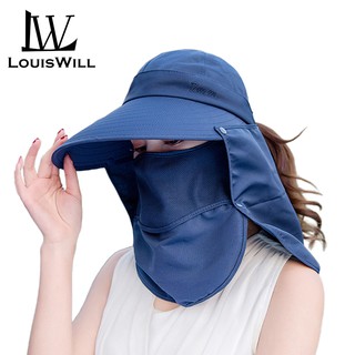 gorros para el sol sombreros con mascara protection de UV cara