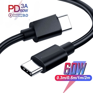 Cable tipo C a USB-C, cable corto PD de carga rápida para teléfono Nord  N200 5G, sincronización de cable de alimentación [C a C] Blanco Compatible  con