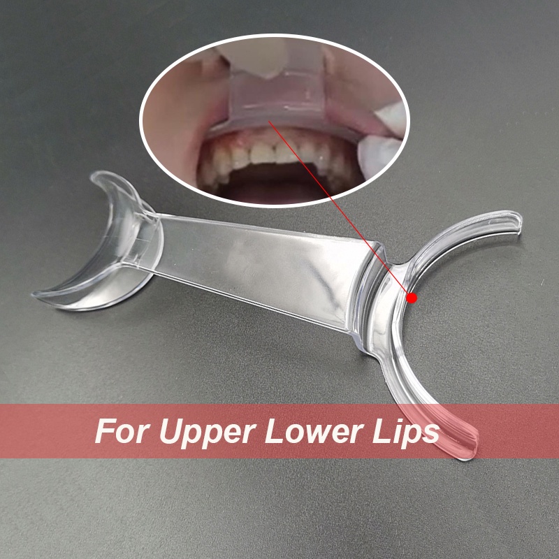 Lot De 50 Écarteurs Buccaux Transparents Pour Orthodontie - Modèle En C - Neuf