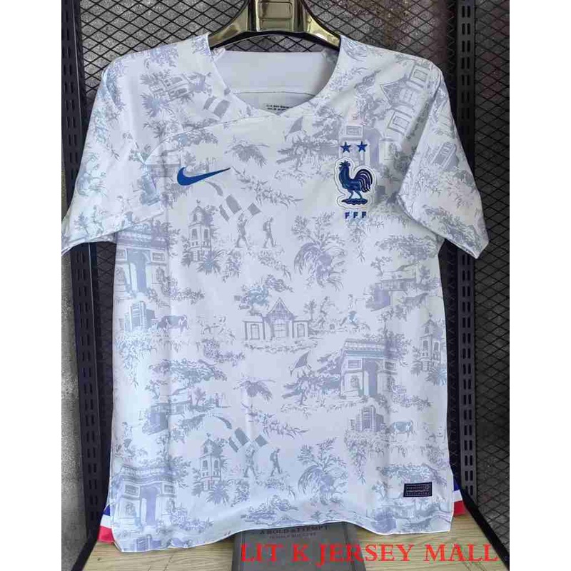 Nike France Away Jersey 22 White / 2XL